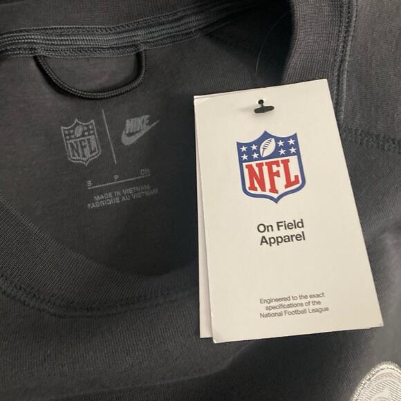 Nike On Field Apparel Mens Sz S Anthracite Sweatshirt 49ers Superbowl LVIII Tech - Picture 8 of 10